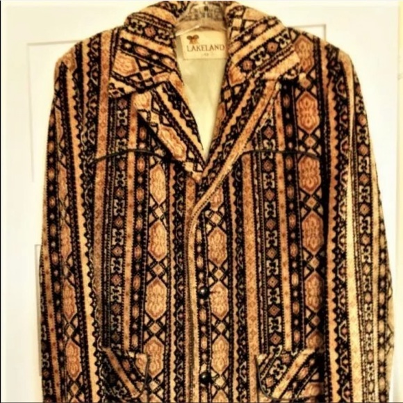 Vintage Jackets & Coats Vintage Lakeland Tapestry Carpet Coat Sz 42